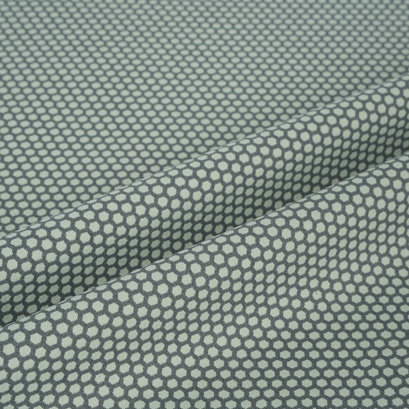 GEHN-4 80% Nylon 20% Spandex Antibacteriële koelvergrendeling Grapheen gedrukte stof