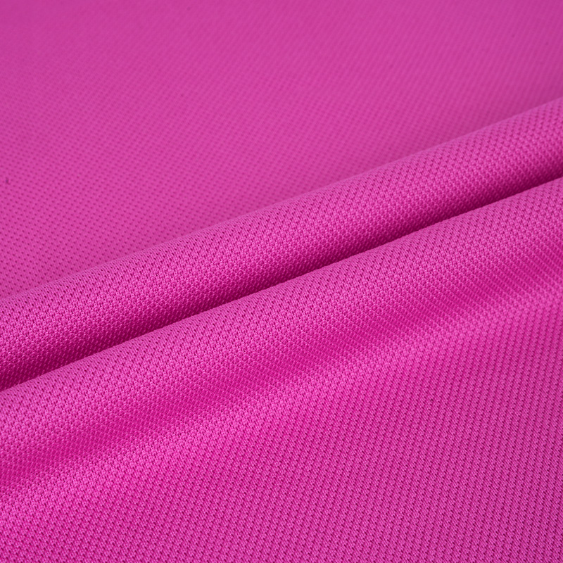 15p024 100%polyester polo T-shirt Wicking Wear Resistant Weft gebreide Pique Fabric